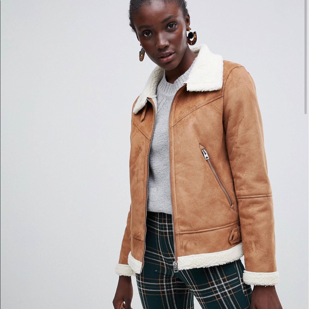 Vero Moda Short Borg Sherpa Jacket